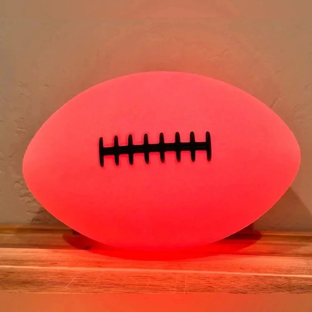STYLE SELECTIONS LED FOOTBALL LIGHT. COLOR CHANGING. TOUCH CONTROL. BRAND NEW!